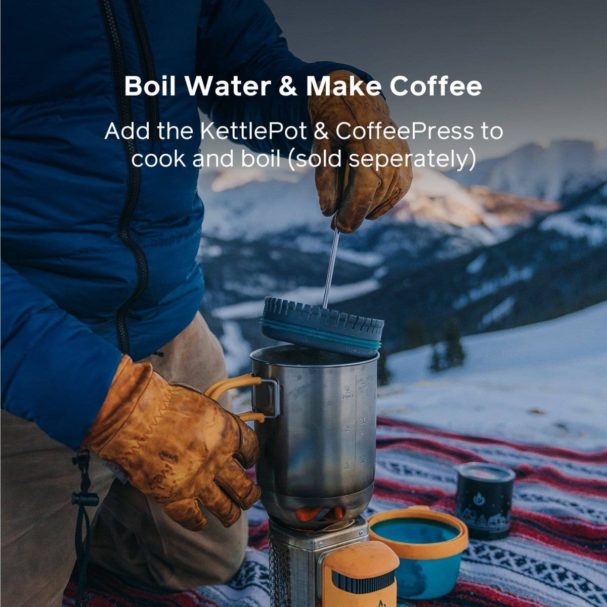 BioLite CampStove 2+ fornello campeggio kit 5 pezzi