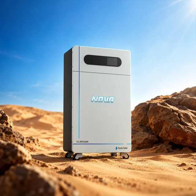Tecno Solar Nova 16 Pro batteria accumulo 16,1kWh touch