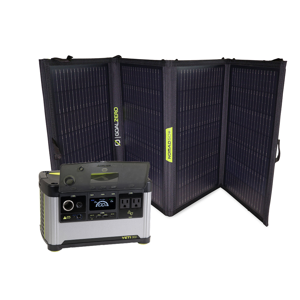 GoalZero Yeti 300 + Nomad 50 Kit Solare 297Wh da Balcone