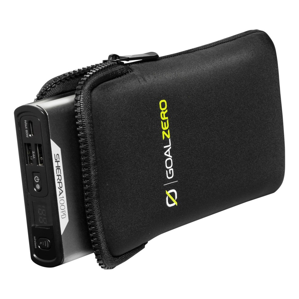 GoalZero Sherpa 100PD power bank kit con caricatore 65W USB-C