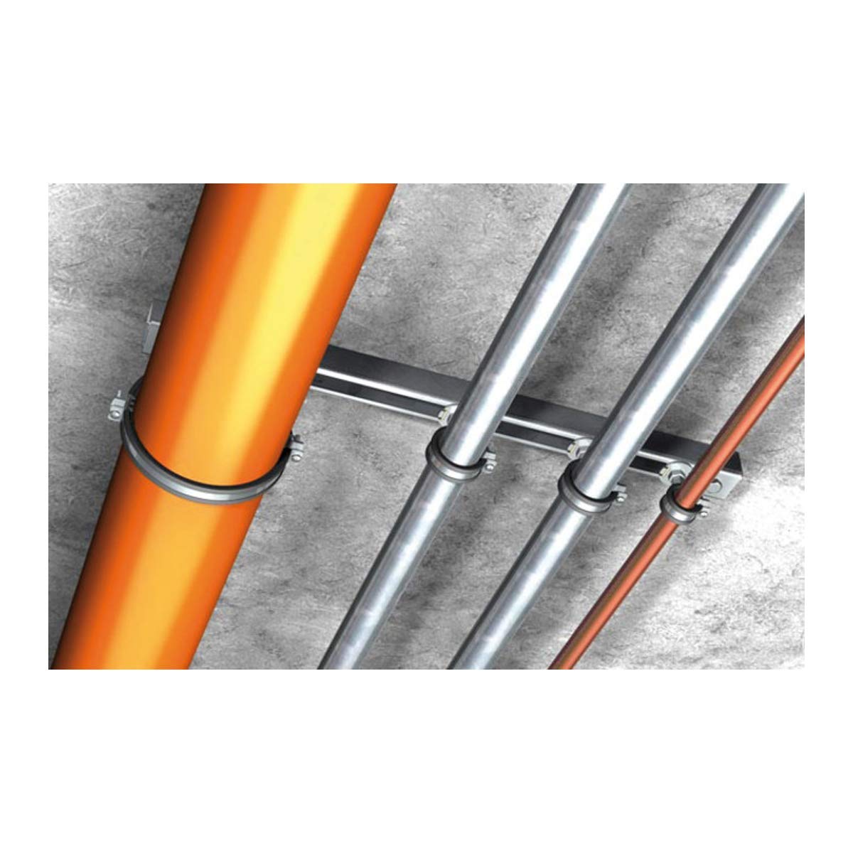 Fischer FRS collare per tubi 1/2" A2 100 pezzi inox