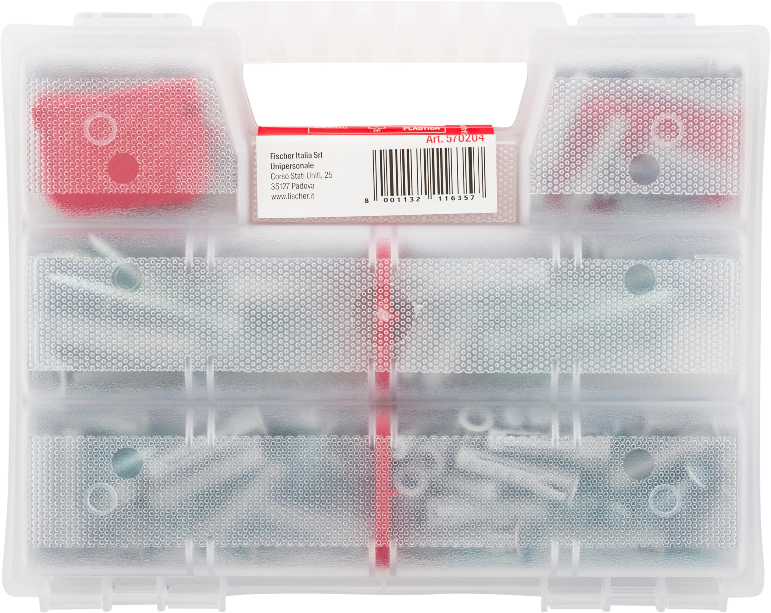 Fischer SX Plus Kit 80 Tasselli con Viti Assortiti 5-8 mm