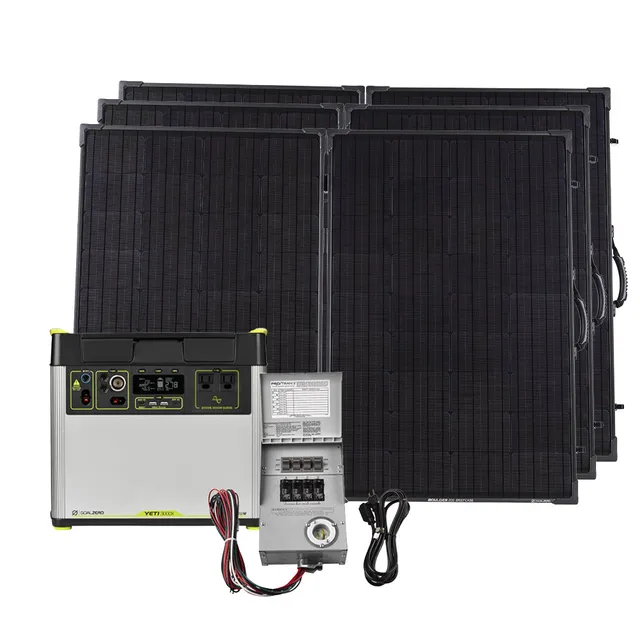 GoalZero Yeti 3000X generatore solare 3032Wh con 3 pannelli