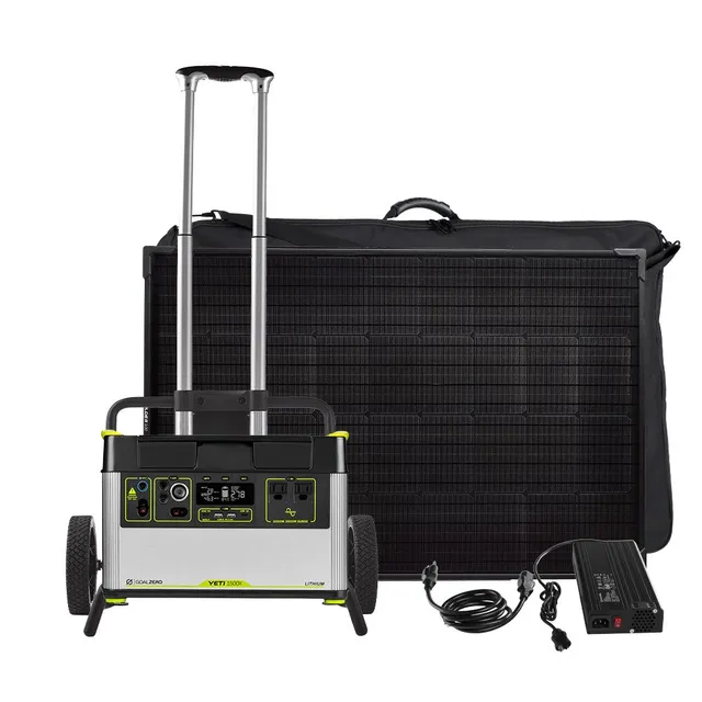 Goal Zero Yeti 1500X Generatore Solare 4x Boulder 100 Backup Casa