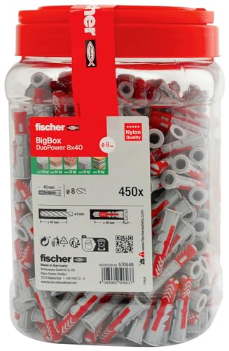 Fischer DuoPower 8x40 Tasselli Universali BigBox 450 pz