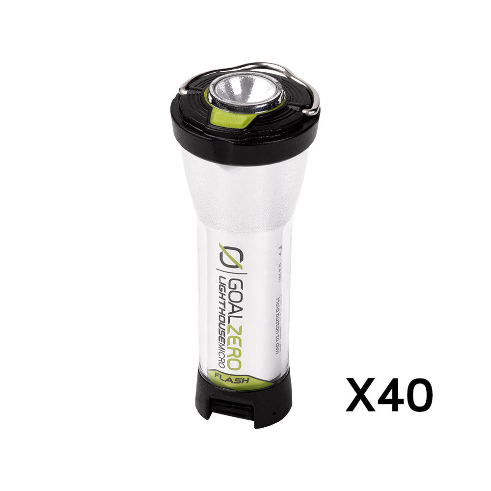 Goal Zero Lighthouse Micro Flash lanterna LED USB 40 pezzi 9,62Wh