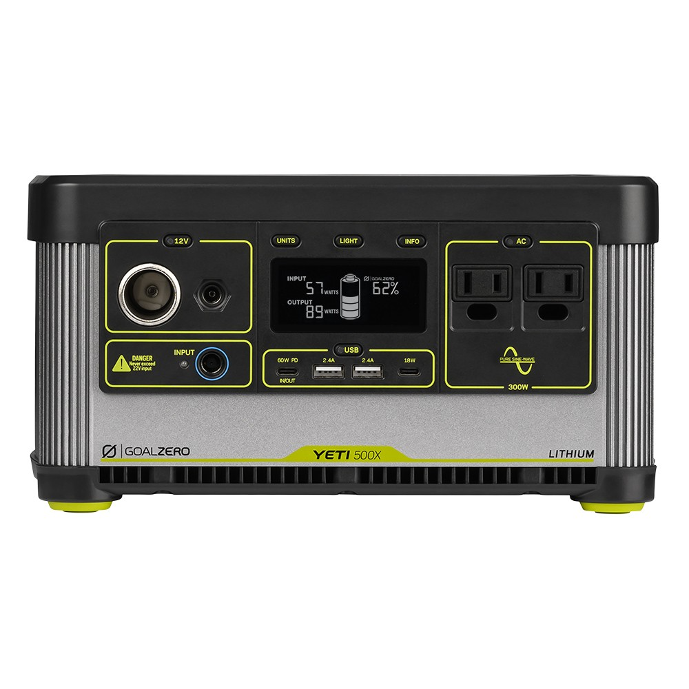 Goal Zero Yeti 500X + Nomad 50 kit solare 497Wh 50W