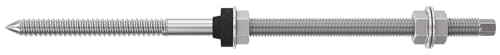 Fischer STSR M12x300 vite doppia filettatura 20 pz inox FV