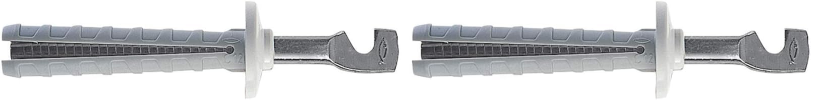 Fischer TF 9/30 mensola radiatore bianca 85x27mm 2 pezzi