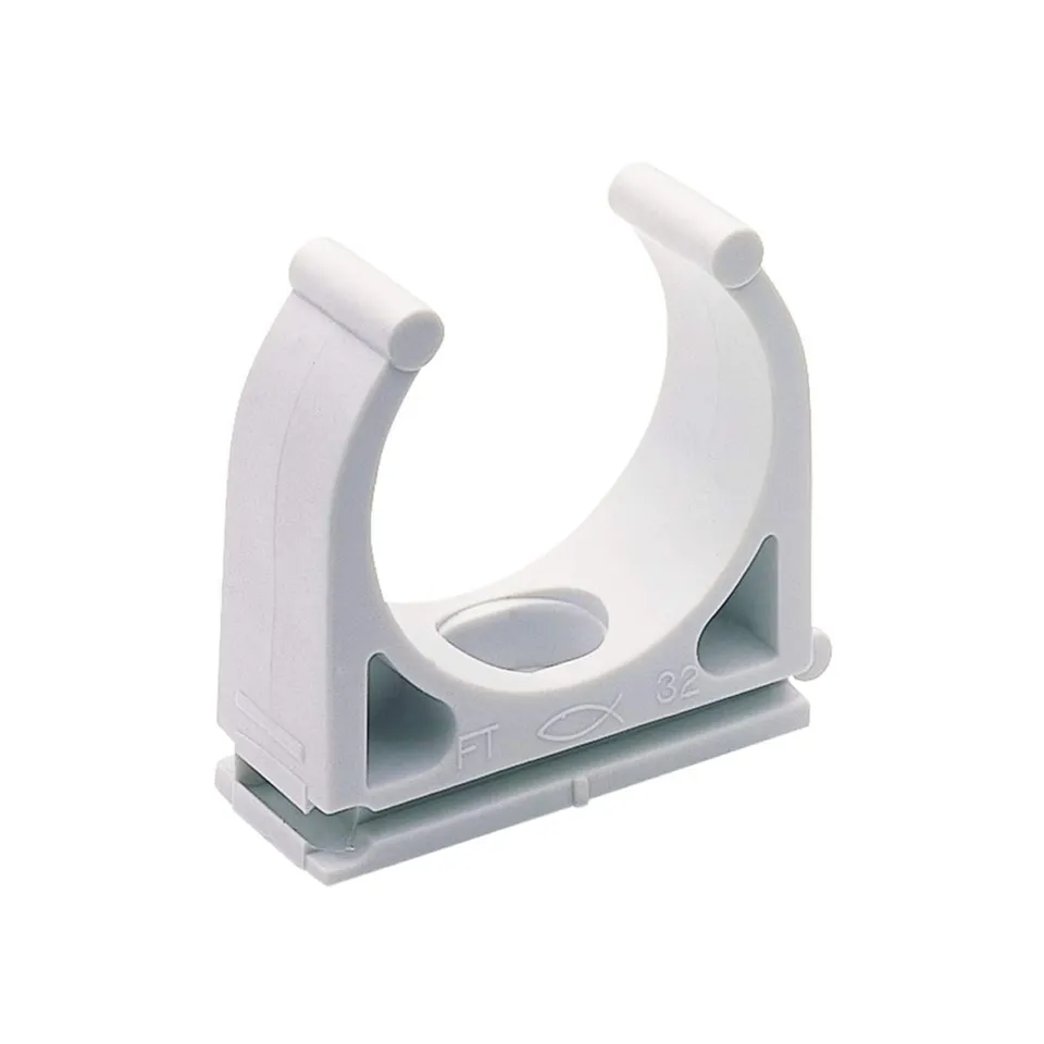 Fischer Clip 16 fissatubo nylon 16 mm 100 pezzi