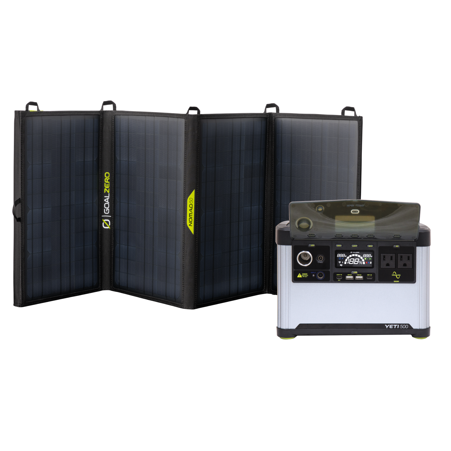 GoalZero Yeti 500 + Nomad 50 kit solare portatile 499Wh