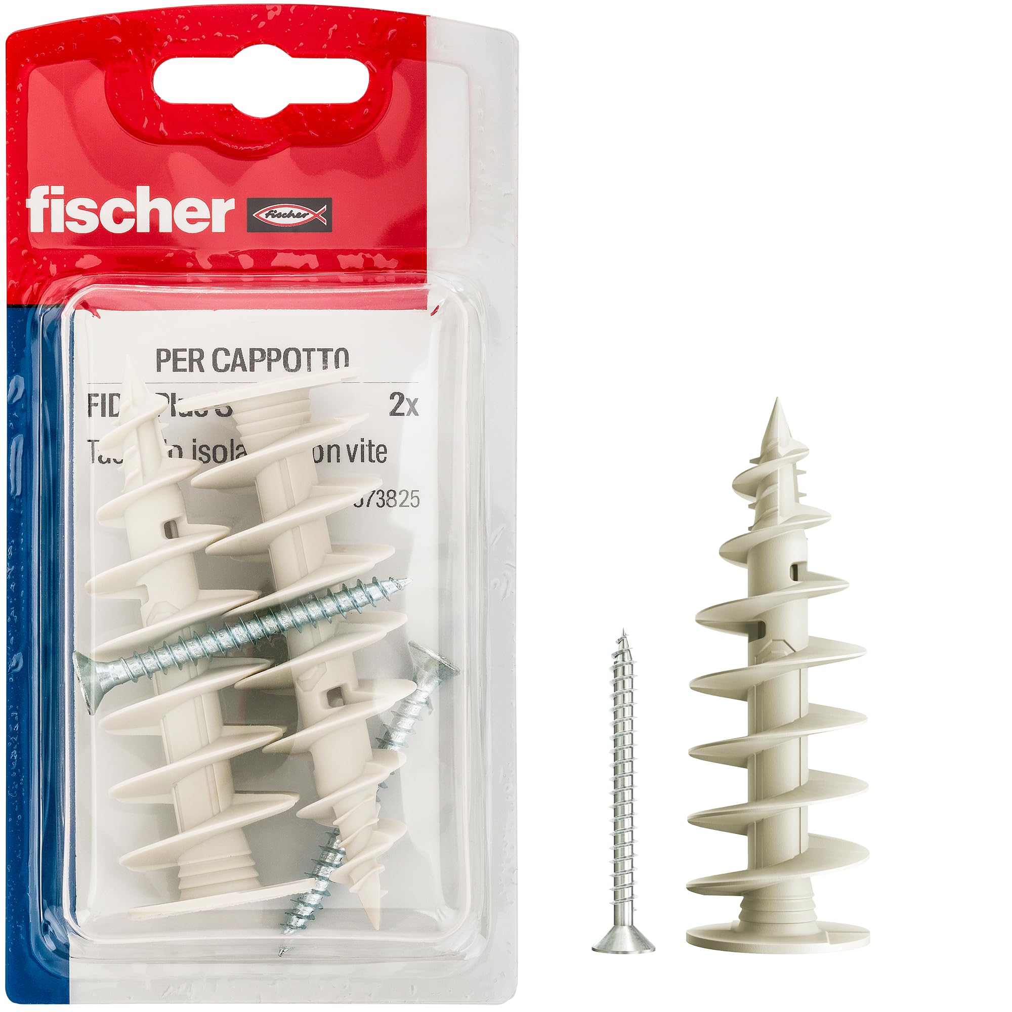 Fischer FID II 50 mm tassello cappotto senza vite 4 pz
