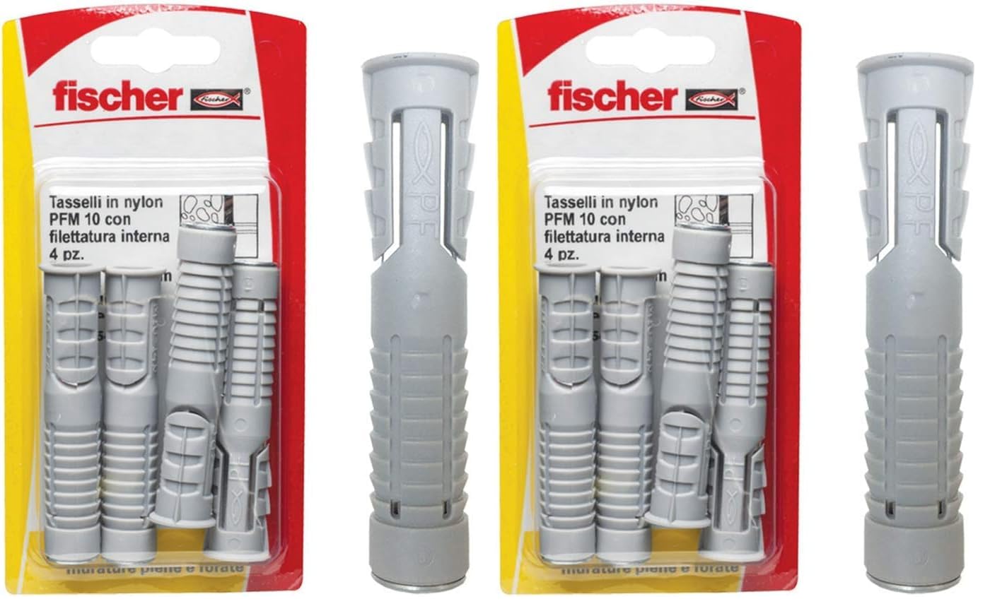 Fischer PFM 8 K fissaggio mensola scomparsa 4 pezzi