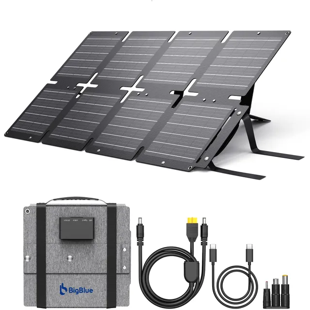 BigBlue 60W caricatore solare pieghevole PD45W IP68
