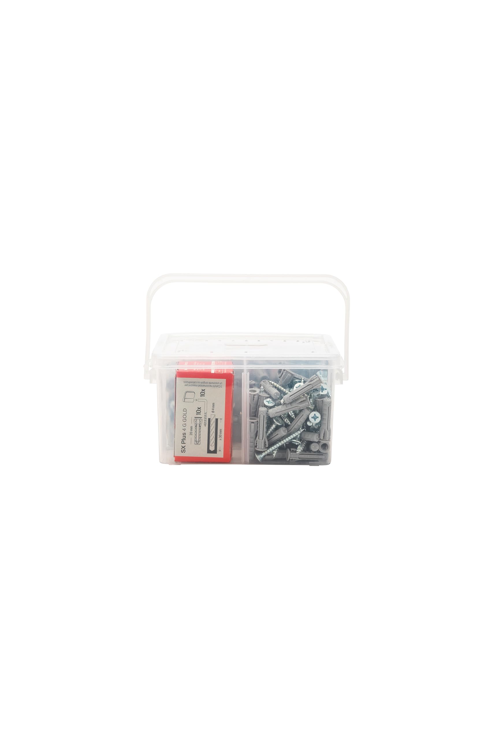 Fischer Solar Smartfix Box kit tasselli viti 160 pezzi muro