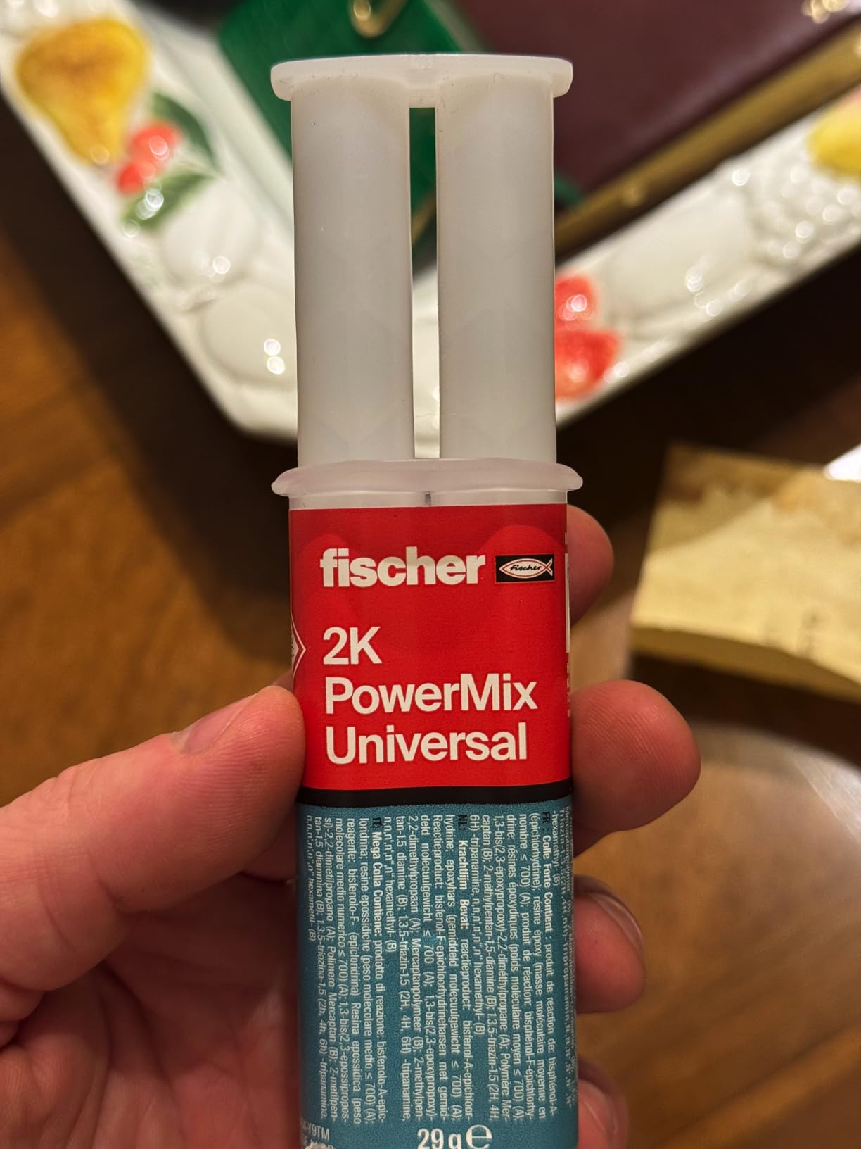 Fischer PowerMix NTJH colla epossidica 2x25 ml 2 pezzi