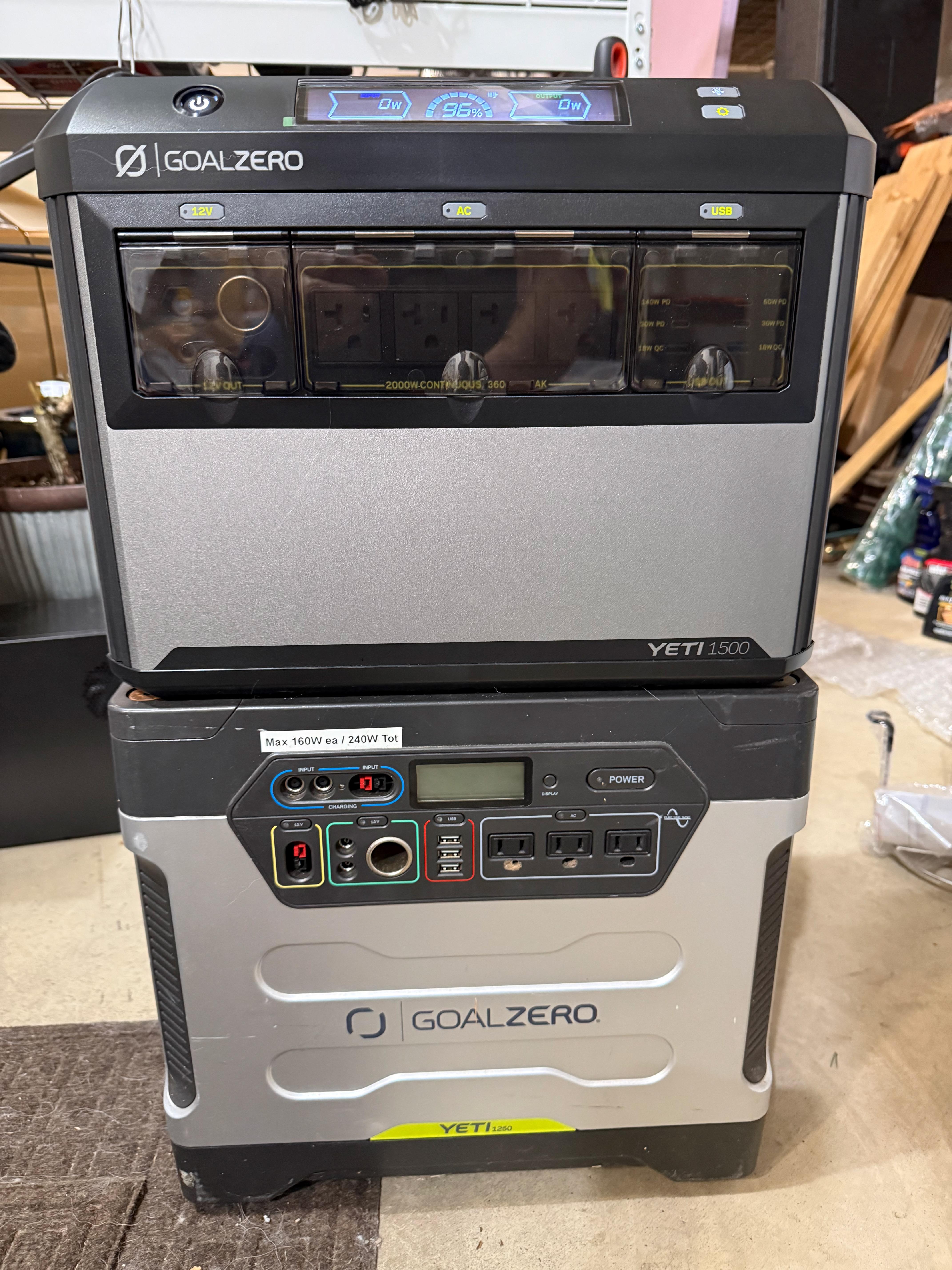 Goal Zero Yeti 1500 Boulder 100 generatore solare 2000W