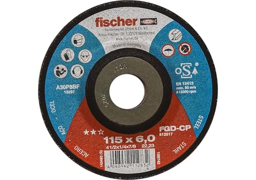 Fischer Solar FGD-CP 115x6,0 Disco Abrasivo per Acciaio 1 pz