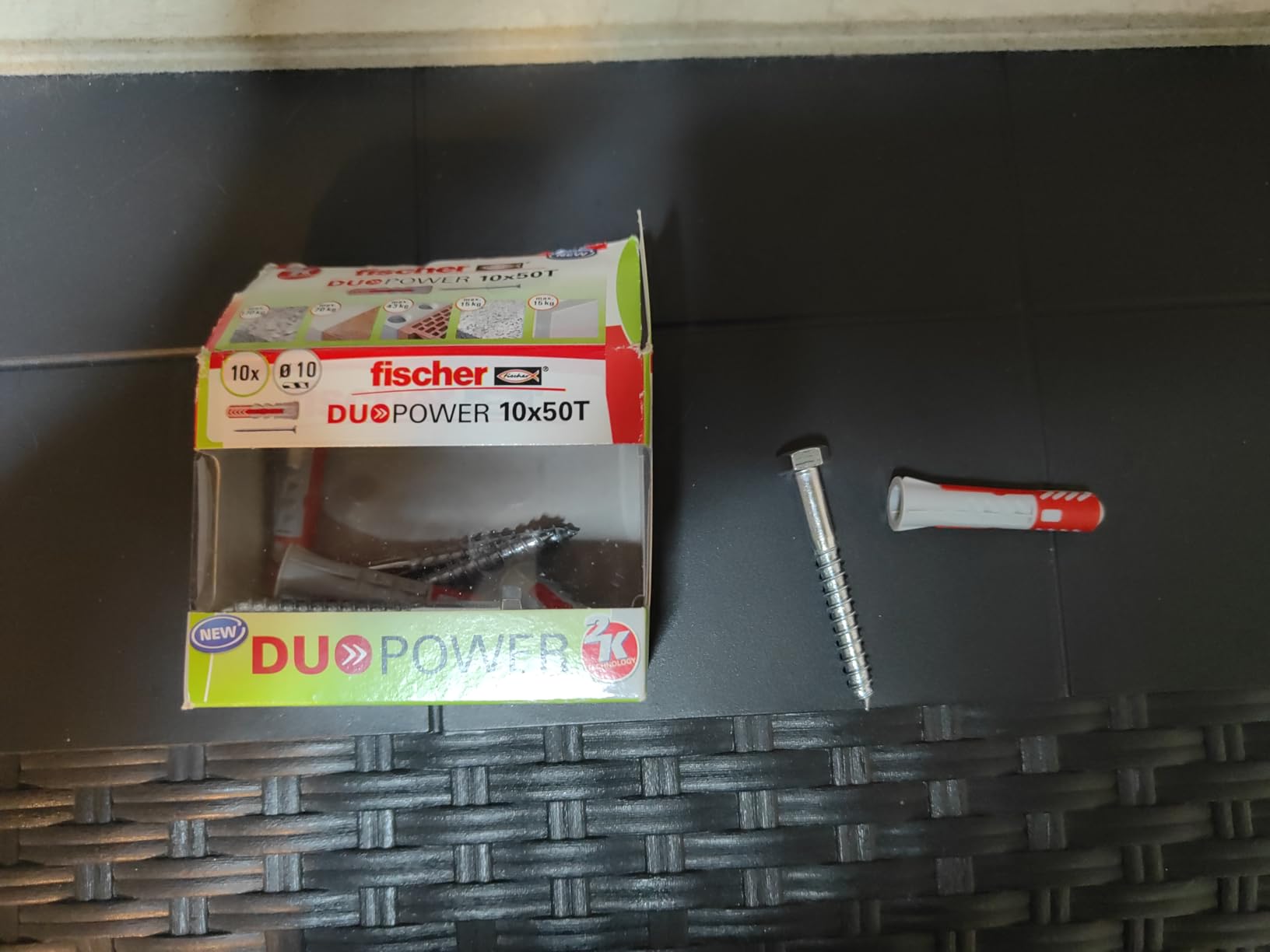 Fischer DuoPower 10x50 T tasselli con viti 10 pz