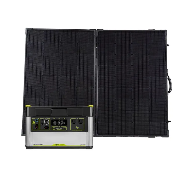 GoalZero Yeti 1000X + Boulder 200 generatore solare 200W