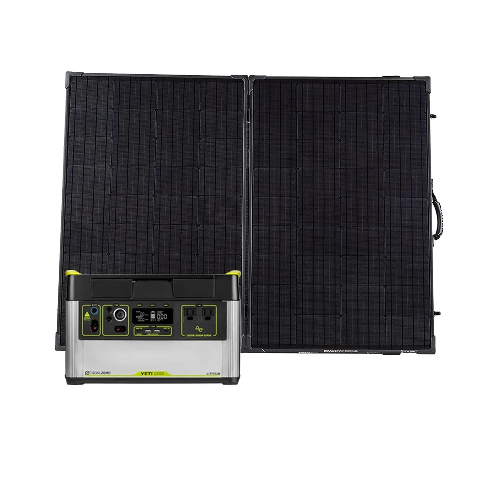 GoalZero Yeti 1000X + Boulder 200 generatore solare 200W