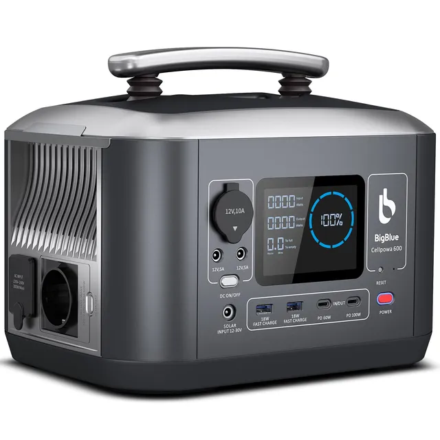 BigBlue CP600 centrale elettrica portatile 537,6Wh 600W LiFePO4