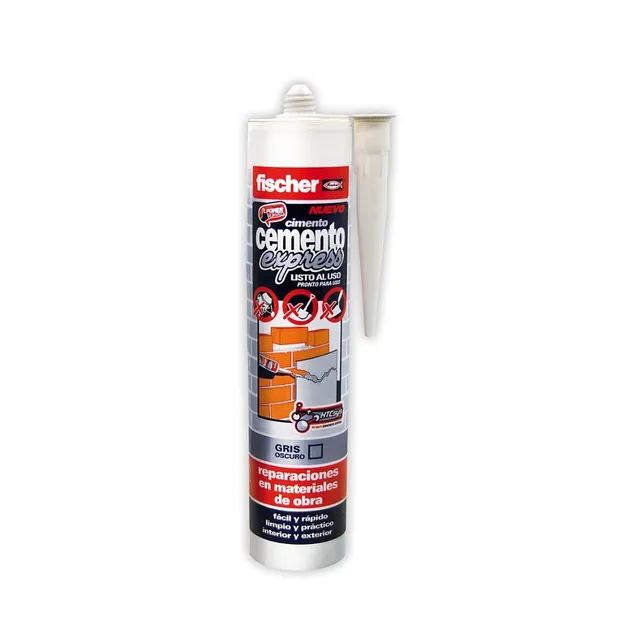 Fischer Cemento Express sigillante grigio scuro 310 ml