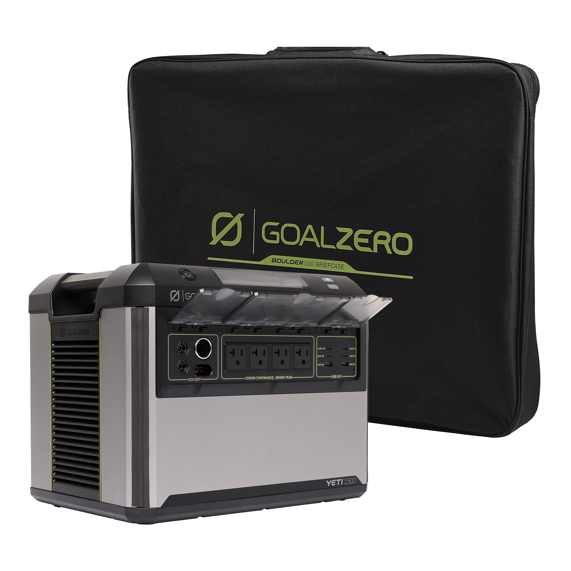 Goal Zero Yeti 1500 Boulder 100 generatore solare 2000W