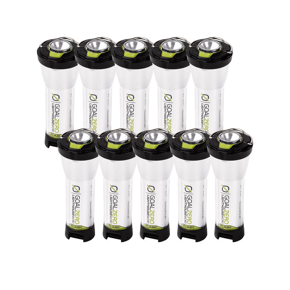 Goal Zero Lighthouse Micro Flash lanterna LED USB 10 pezzi 9,62Wh