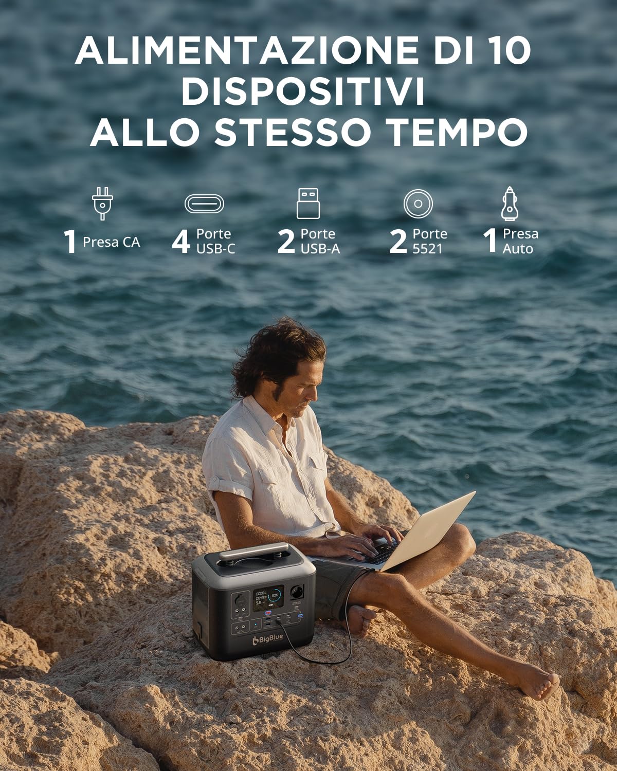 BigBlue CellPowa 1000 power station 1075Wh 1000W UPS