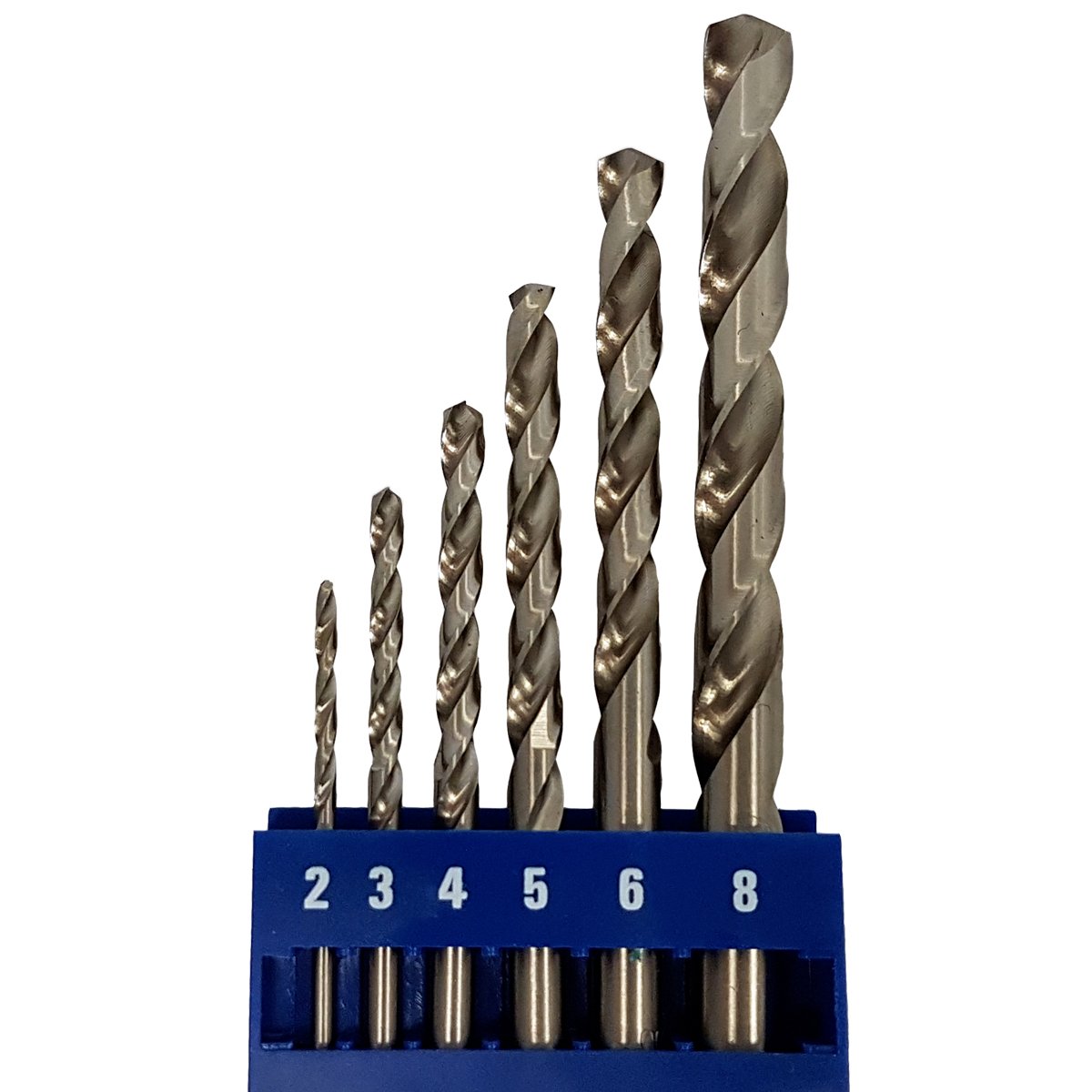 Fischer HSS Set 6 Punte Trapano Metallo Ø 2-8 mm