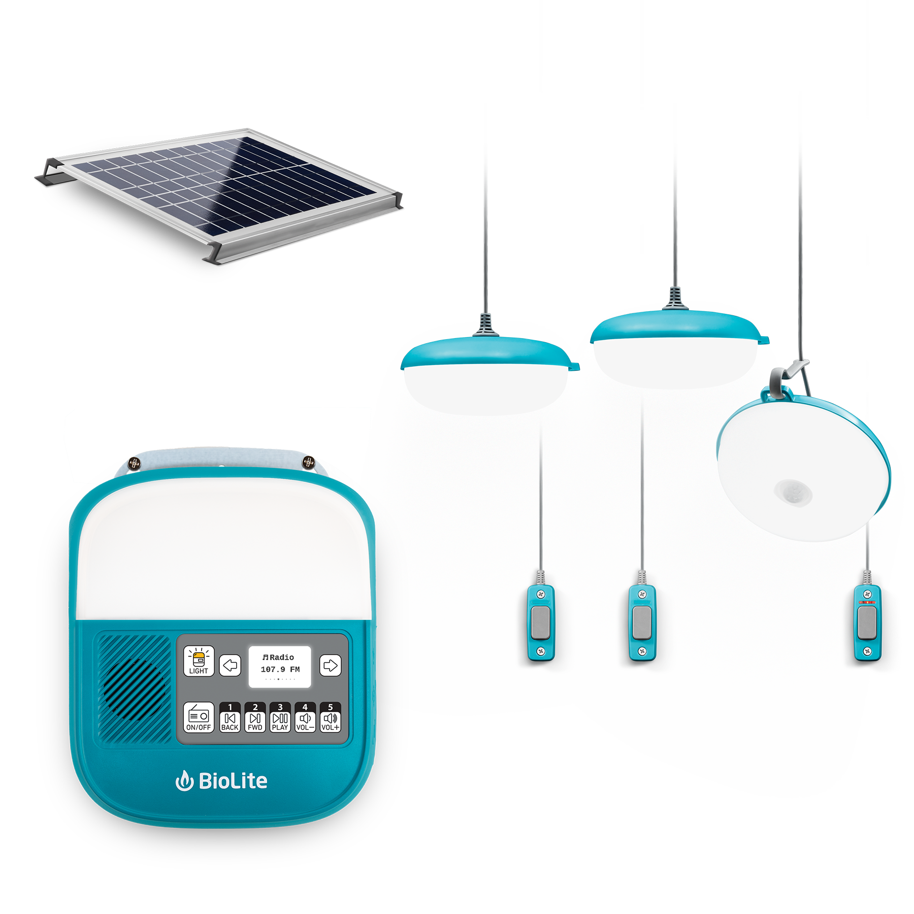 BioLite SolarHome 625 Kit Illuminazione Solare Off-Grid