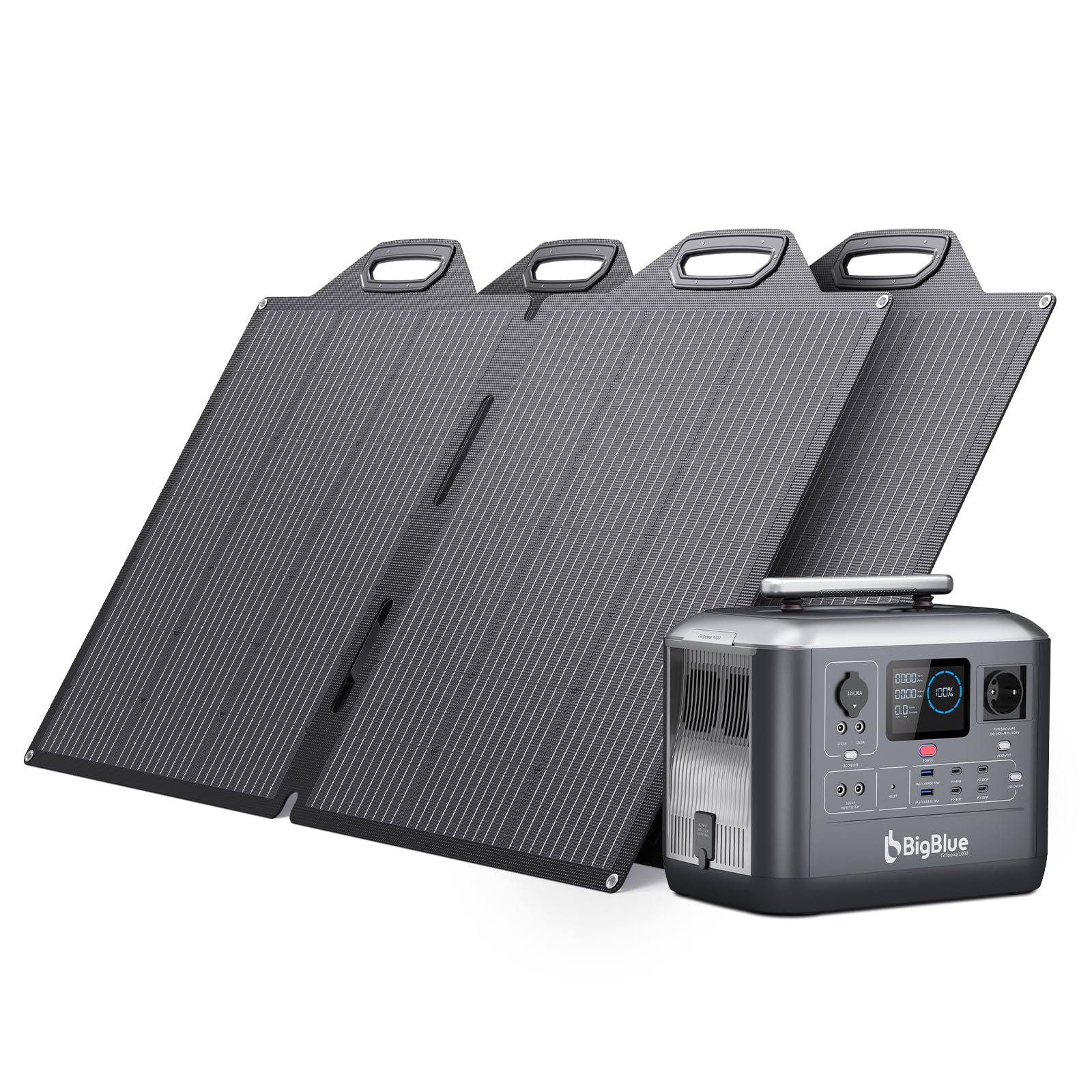 BigBlue CellPowa 1000 generatore solare 1075Wh + 2 pannelli 150W