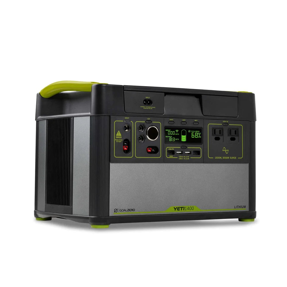 Goal Zero Yeti 1400 Lithium power station open box WiFi