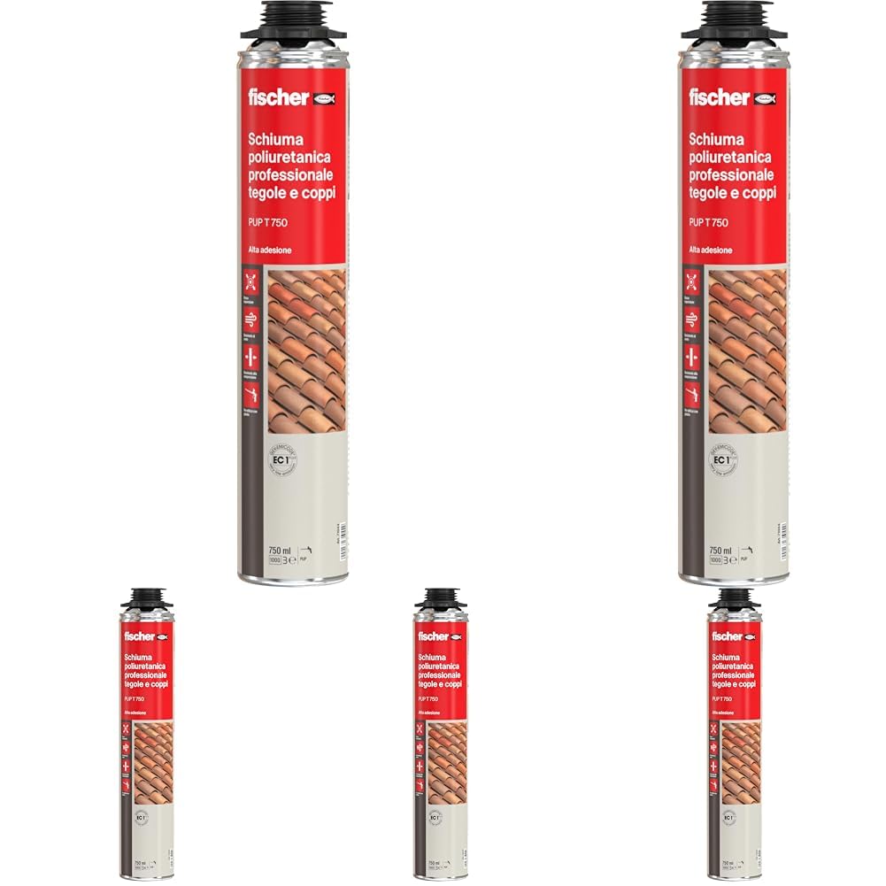 Fischer PUP T 750 Schiuma Poliuretanica Tegole 750 ml