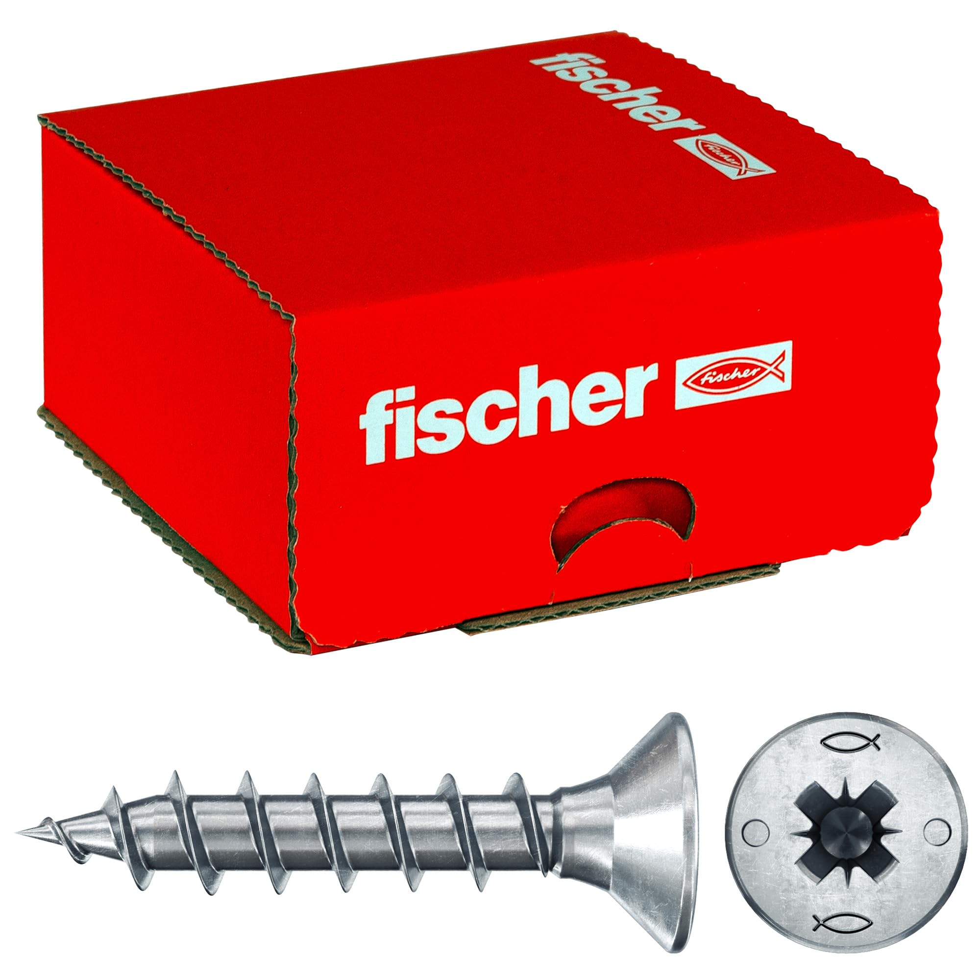 Fischer PowerFast II 5,0x50 viti legno 200 pezzi torx