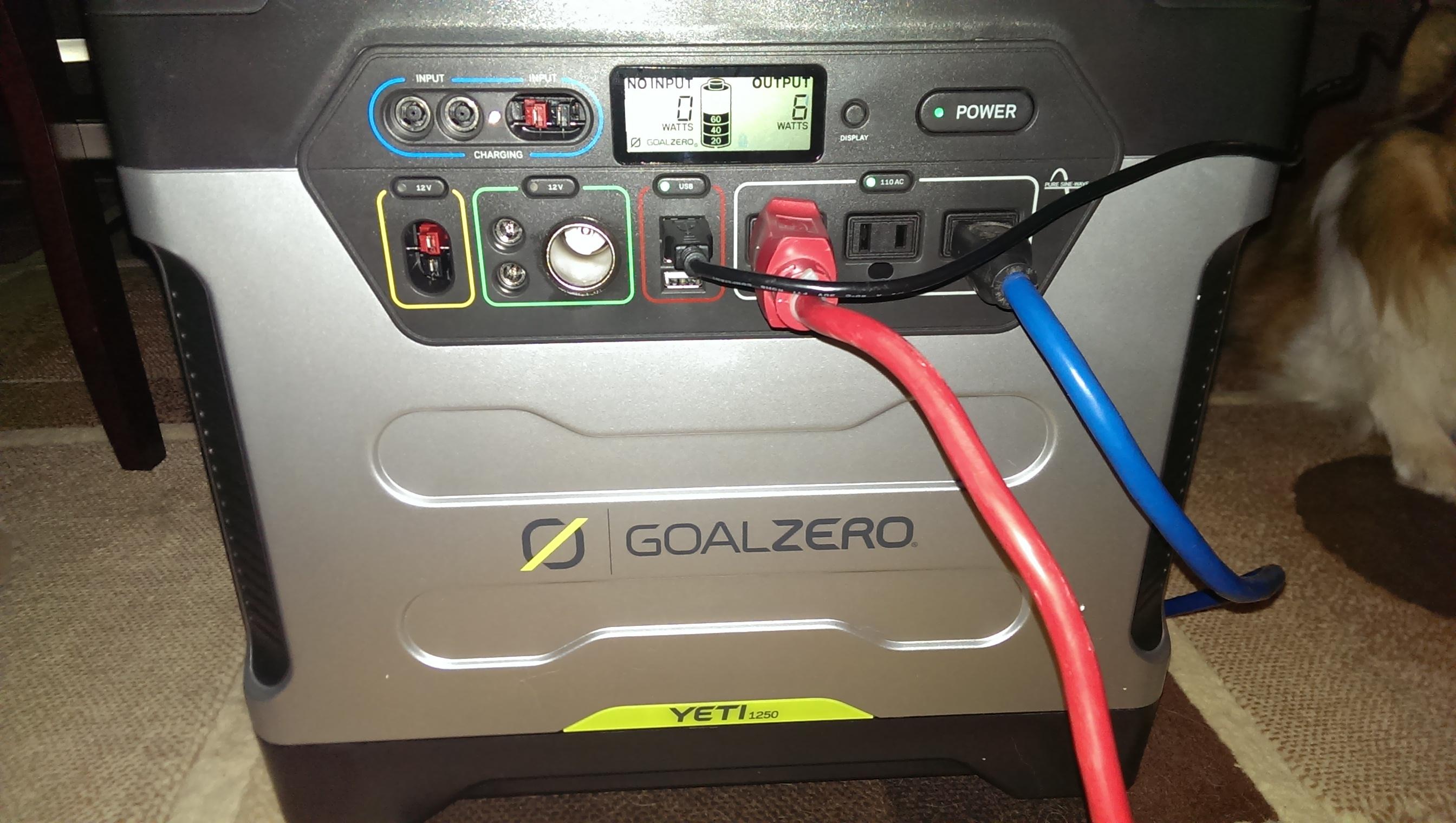 GoalZero Yeti 1250 power station portatile 1200Wh