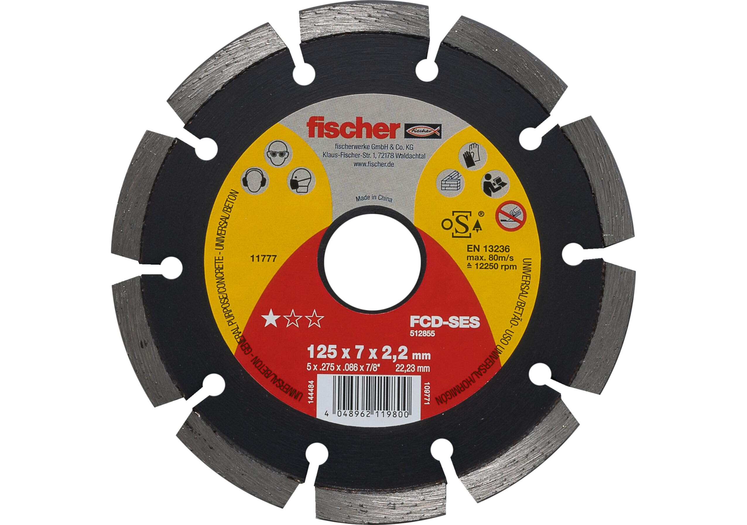 Fischer FCD-SES 115x2,0 disco diamantato cemento armato