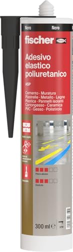 Fischer ASP Sigillante Poliuretanico 300 ml Nero UV