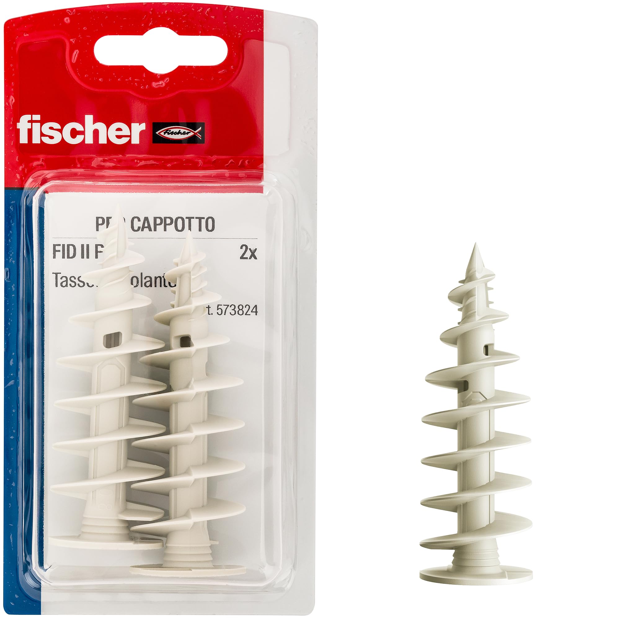 Fischer FID II 50 mm tassello cappotto senza vite 4 pz