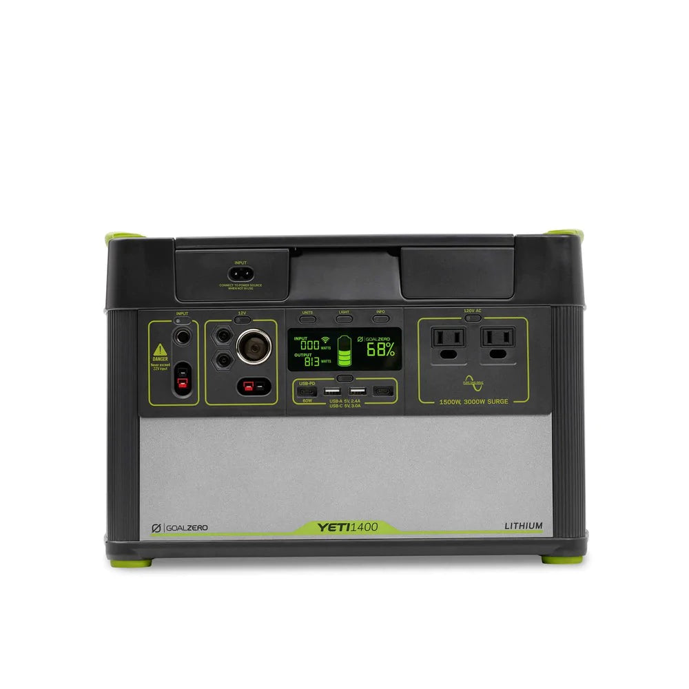Goal Zero Yeti 1400 Lithium power station open box WiFi