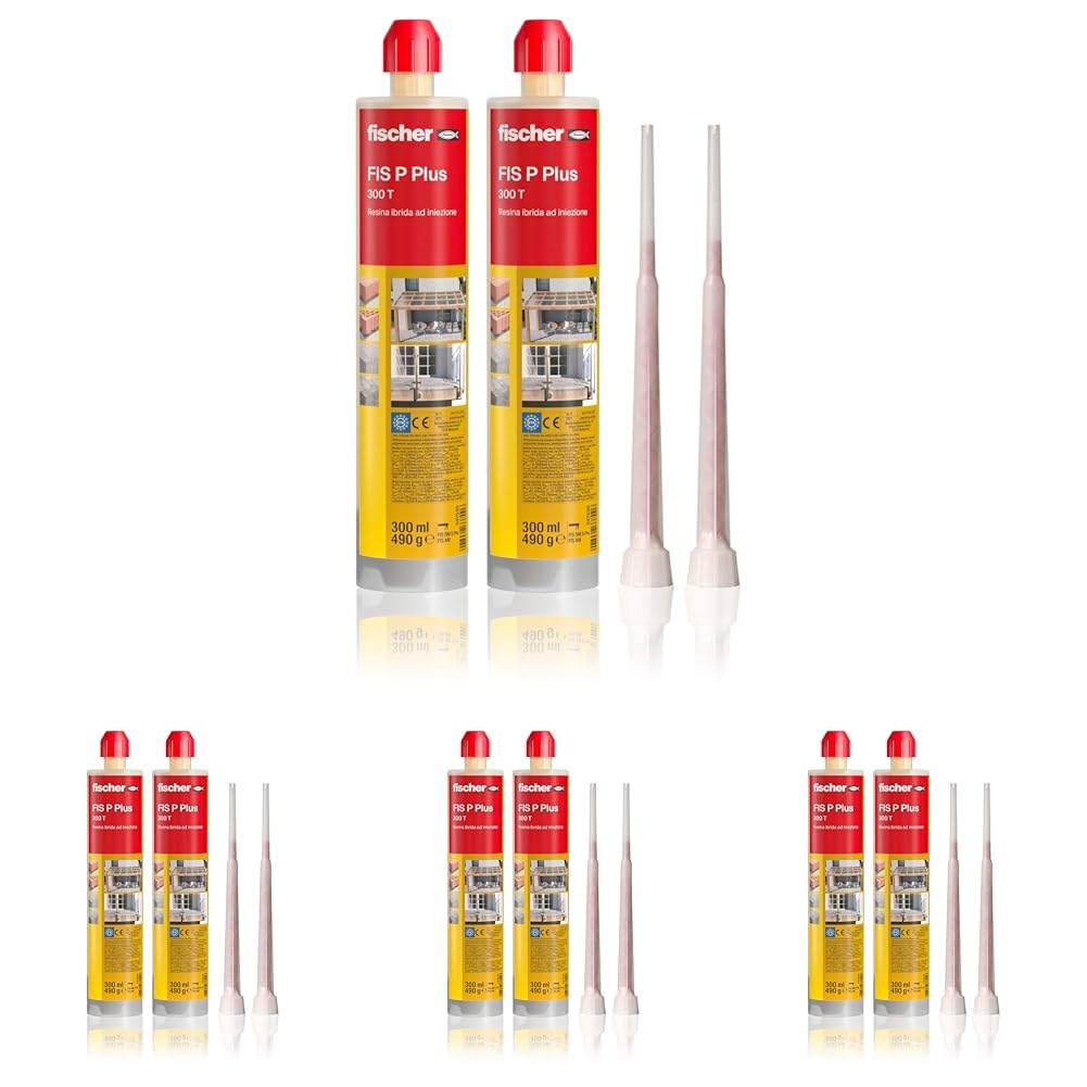 Fischer FIS P PLUS 300 T Resina Poliestere 300 ml senza Stirene