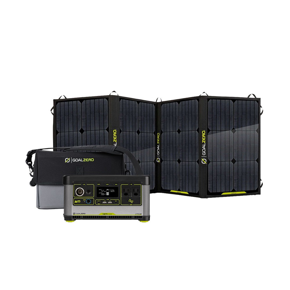 Goal Zero Yeti 500X + Nomad 100 kit solare 497Wh 100W