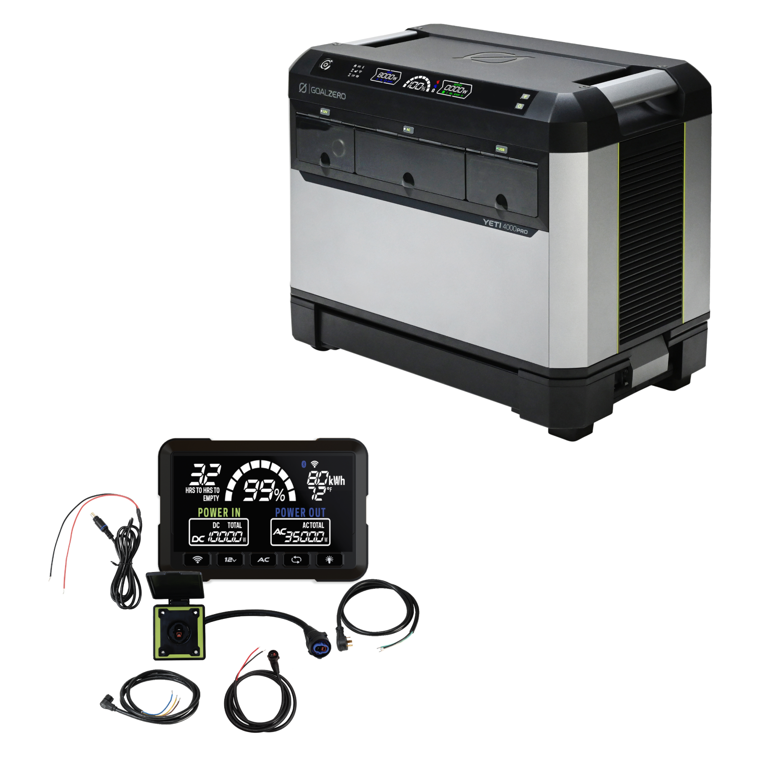 Goal Zero Yeti Pro 4000 Escape Towable Kit Camper 3994Wh