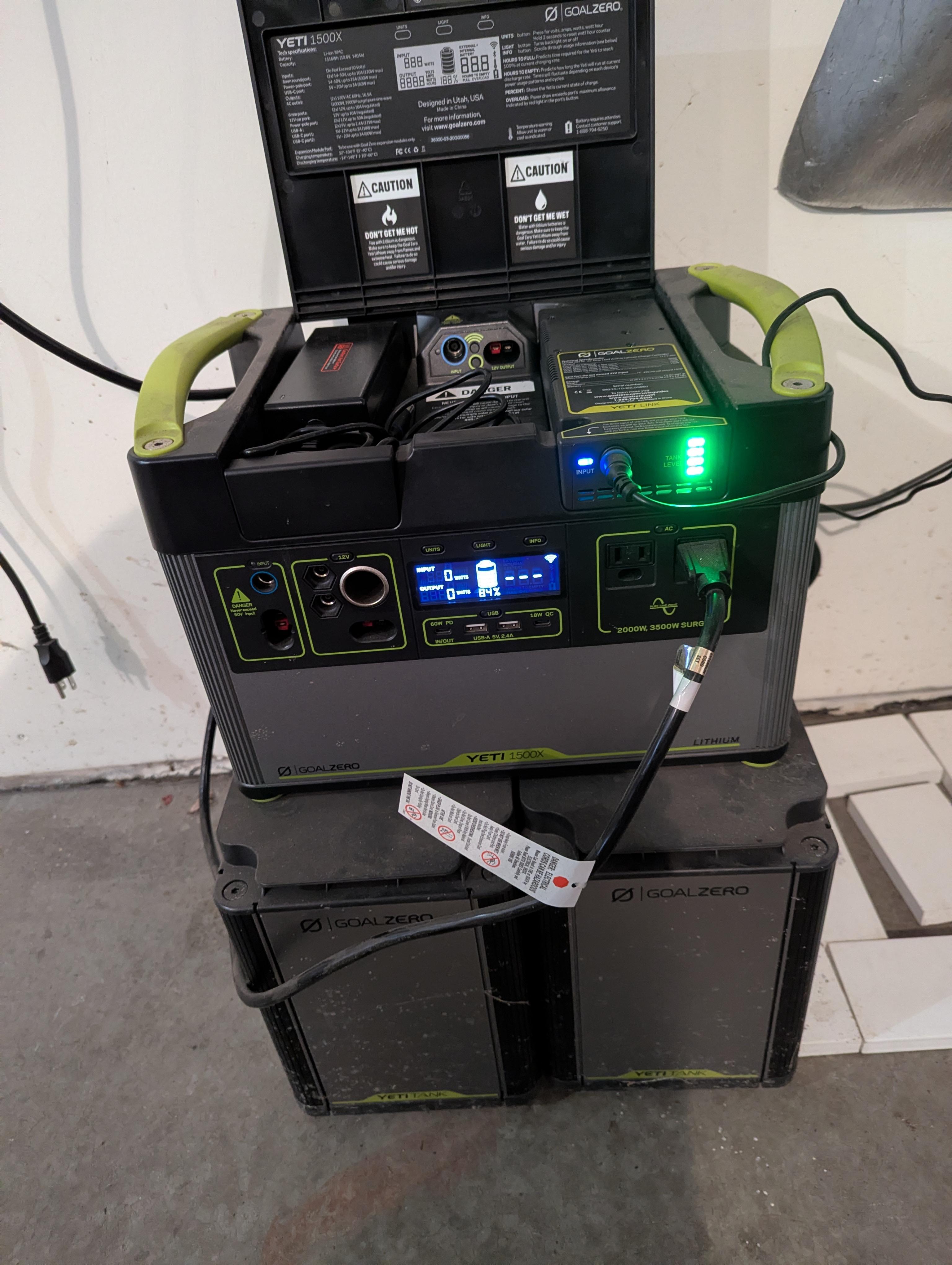 Goal Zero Yeti Tank V3 Batteria Espansione 1200Wh