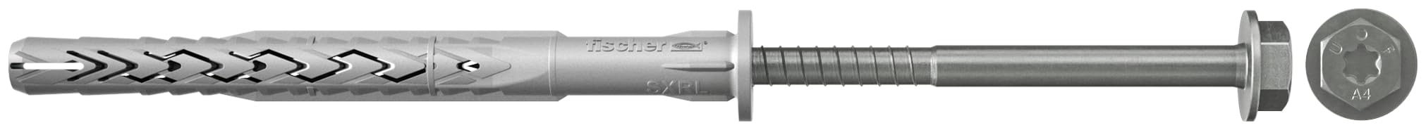 Fischer SXRL 8x60 T tasselli prolungati con vite 50 pezzi