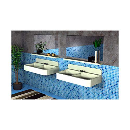 Fischer ML 35 mensole lavabo 350 mm 2 pz robuste