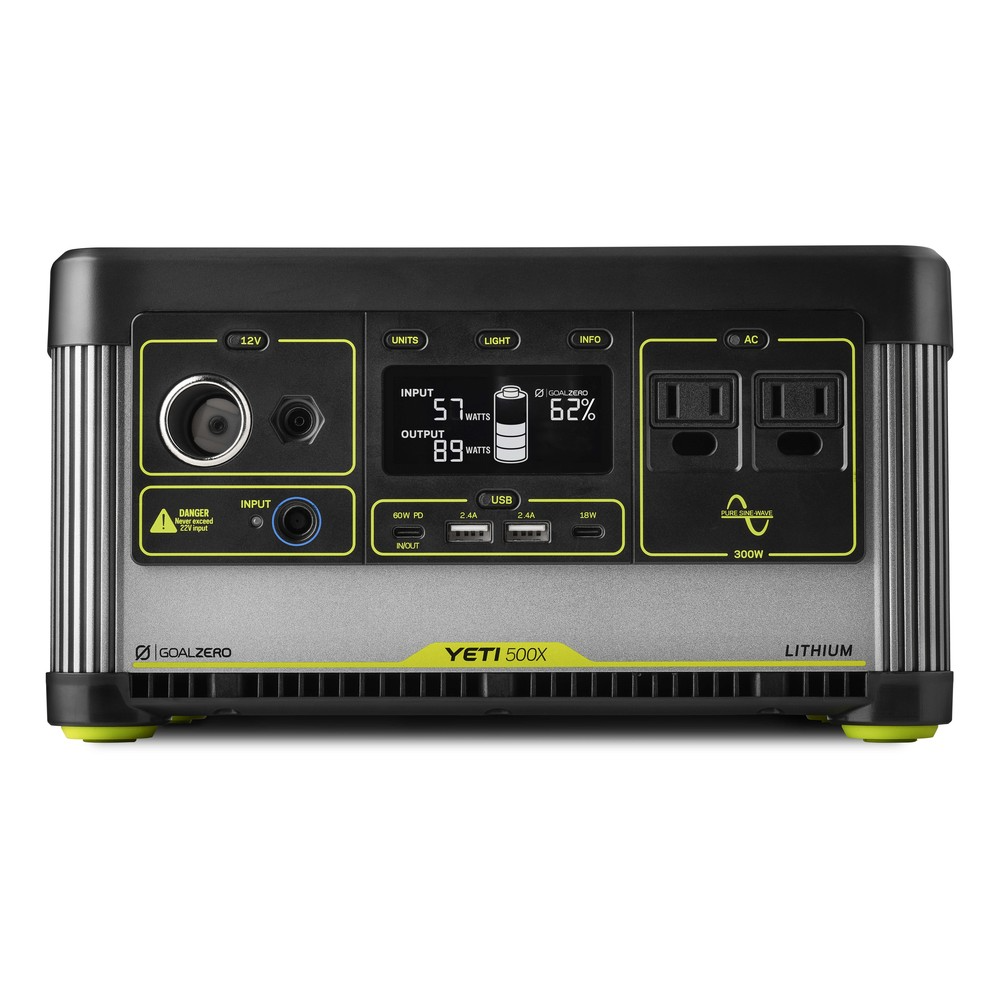 Goal Zero Yeti 500X + Boulder 100 BC kit solare 497Wh
