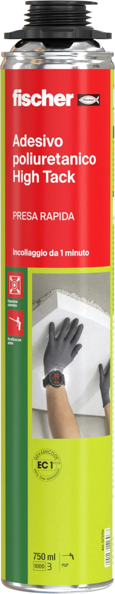 Fischer Presa Rapida 60 Secondi Schiuma 750 ml Bassa Espansione