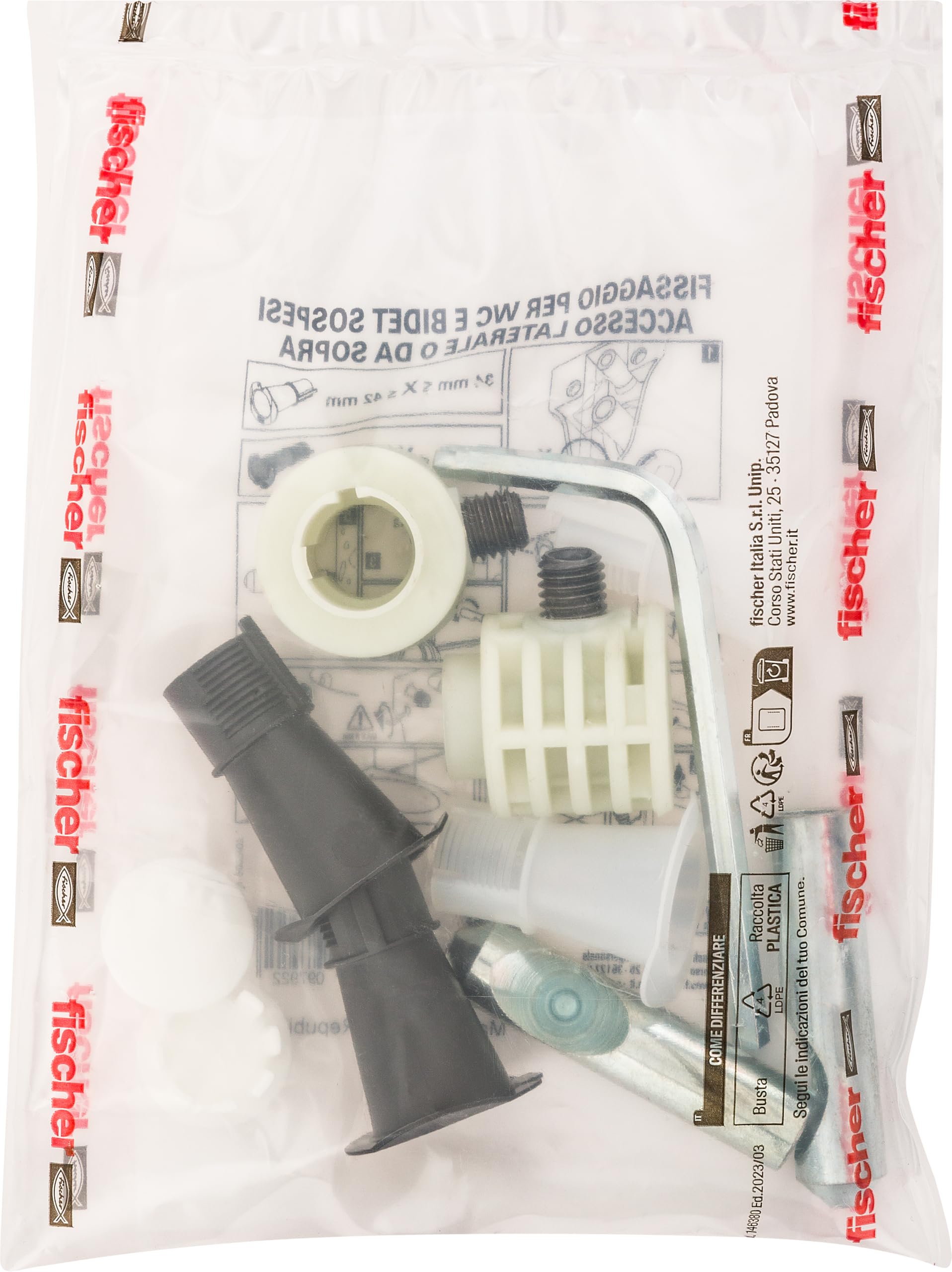 Fischer WB9 B LV fissaggio sanitari accesso laterale alto